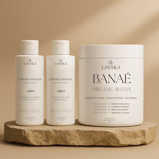 Duo BANAÉ - Lissage 120ml & Botox capillaire 1kg