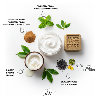 Pack Soins Essentiels (1 masque + 1 shampoing solide)